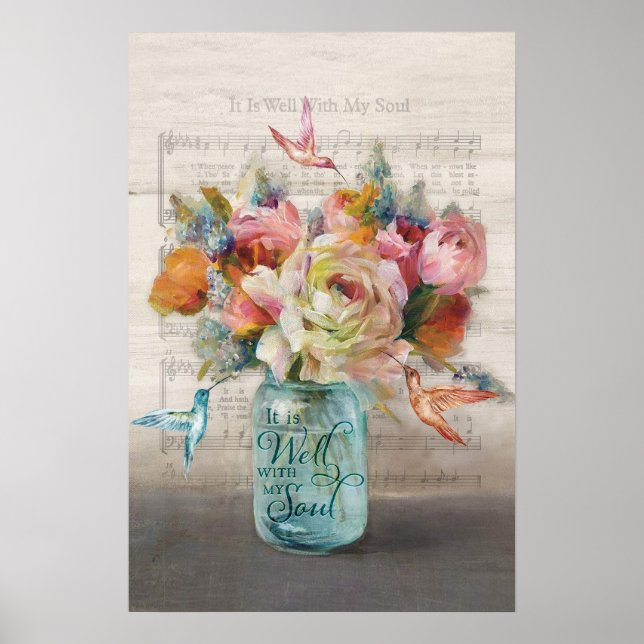 Hummingbird det är bra med min själ. poster (Framsidan)