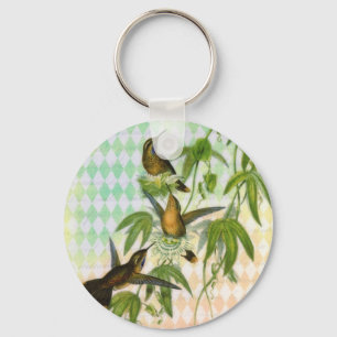 Hummingbird Digital Art Nyckelring