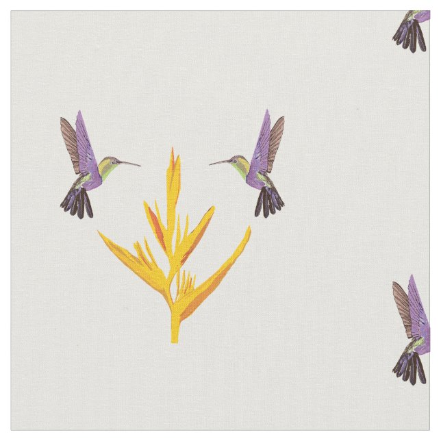 Hummingbird Dream Tyg (Närbild)