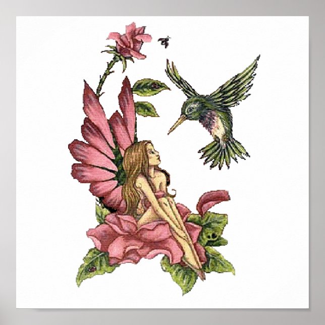 Hummingbird Fairy Poster (Framsidan)