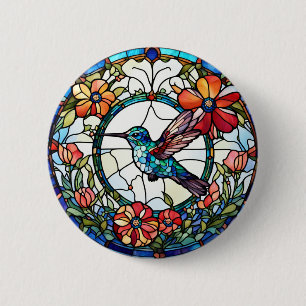 Hummingbird Faux - glasfågel Knapp