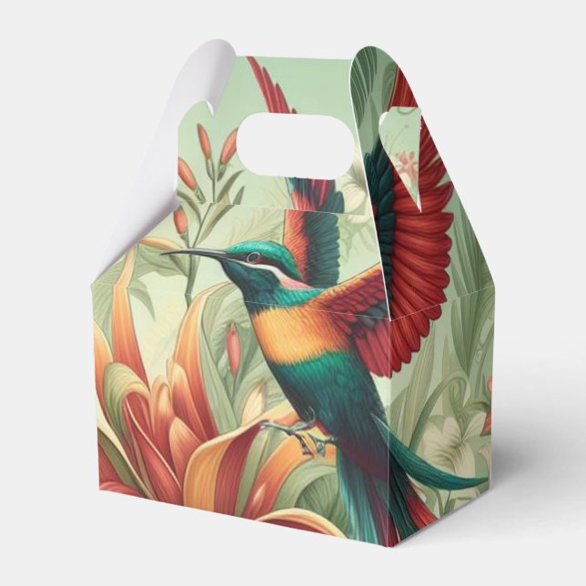 Hummingbird Favor Bag Presentaskar (Framsidan Sidan)