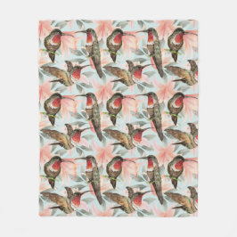 Hummingbird Fleece Blanket
