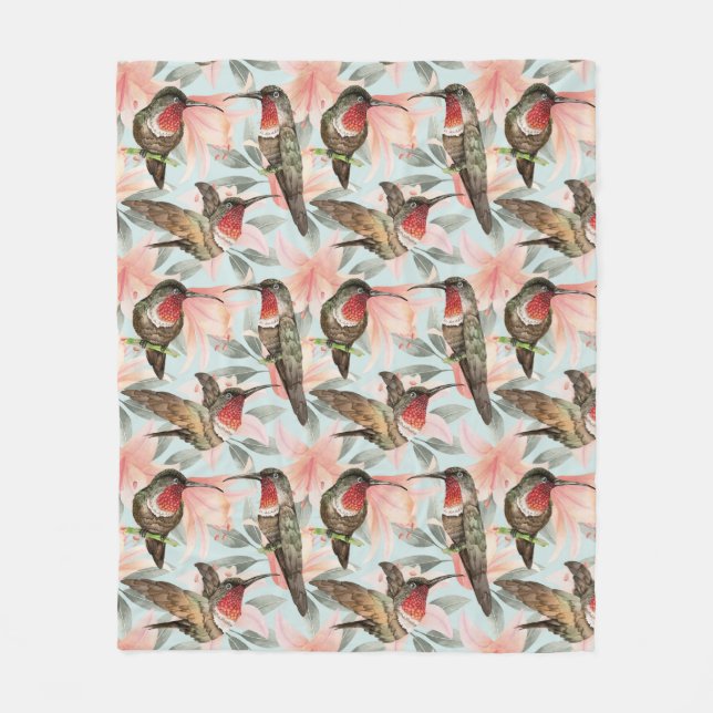 Hummingbird Fleece Blanket (Framsidan)