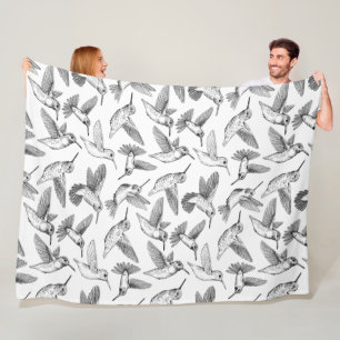 Hummingbird Fleece Blanket