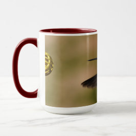 Hummingbird Flies Coffee Mugg