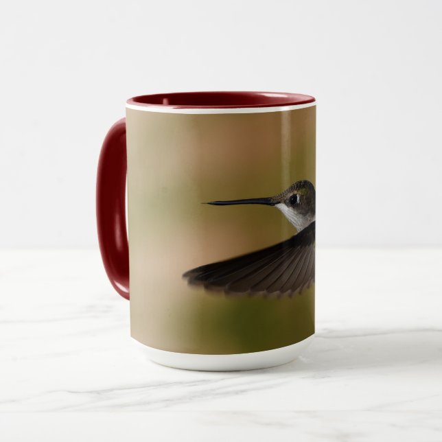 Hummingbird Flies Coffee Mugg (Framsida vänster)