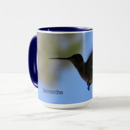 Hummingbird Flies Personlig mugg