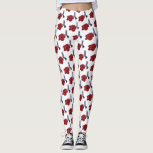 Hummingbird Flower Kärlek Leggings