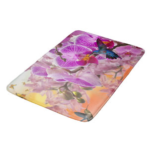 Hummingbird & Flowers Entryway, Home Matta eller M