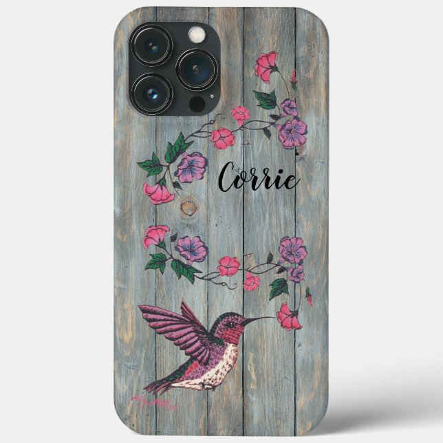 Hummingbird Fodral-Mate iphone case (Baksida)