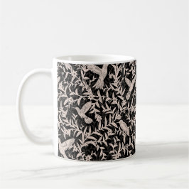 Hummingbird foliage whimsisk antracit kaffemugg