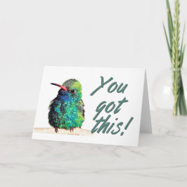 Hummingbird-foto - Harna av det här kortet Tack Kort