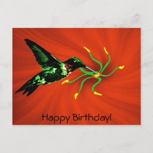 Hummingbird från himlen vykort