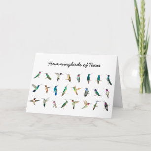 Hummingbird från Texas Kort