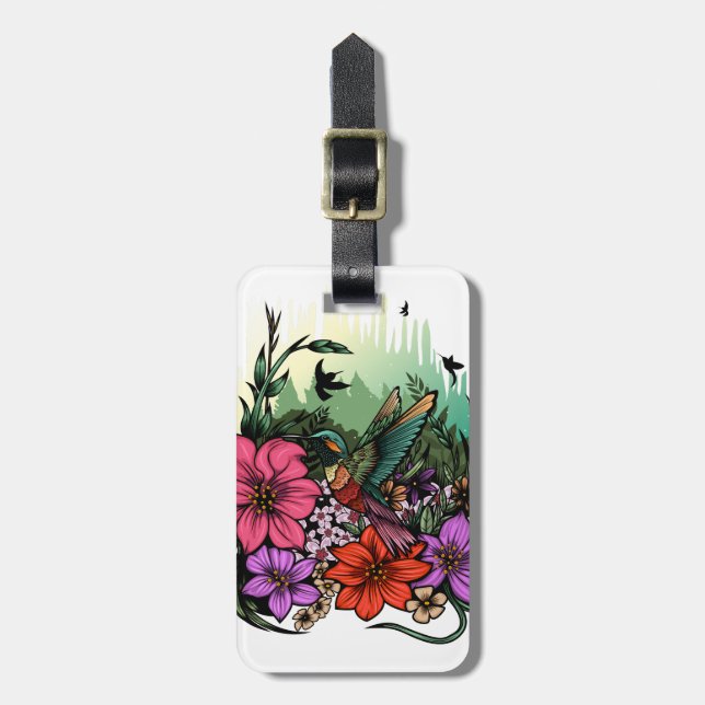 Hummingbird Garden Bagagebricka (Vertikal Framsida)