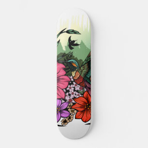 Hummingbird Garden Mini Skateboard Bräda 18,5 Cm