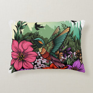 Hummingbird Garden Prydnadskudde