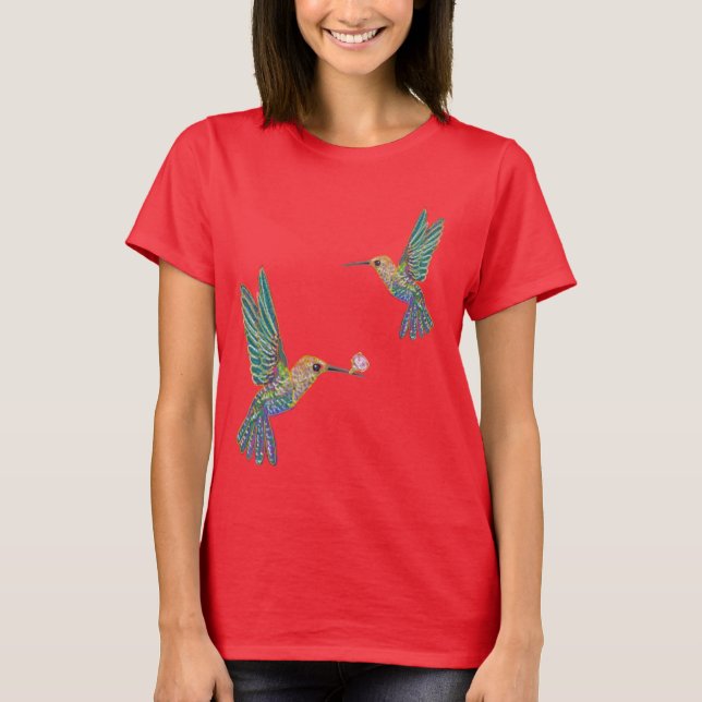 Hummingbird Gems T-shirt (Framsida)