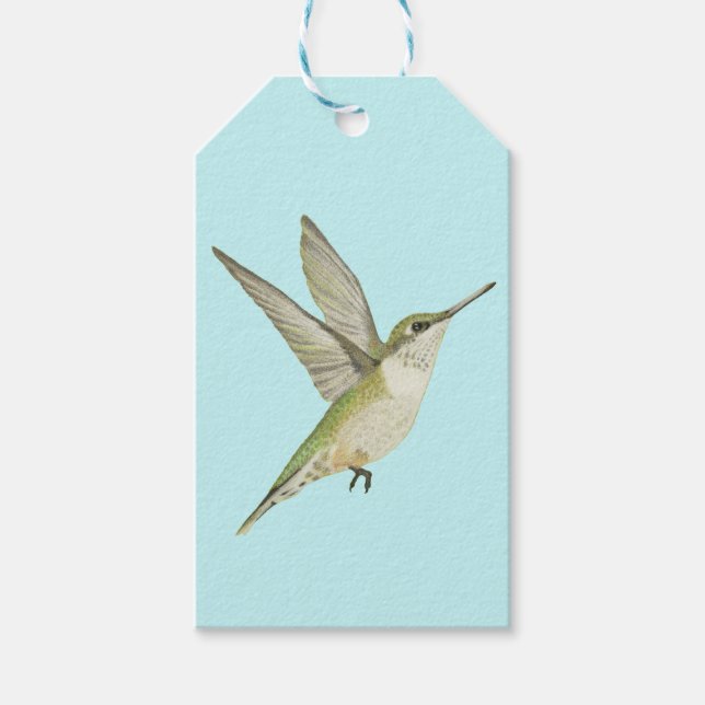 Hummingbird Gift Märkres Presentetikett (Framsidan)