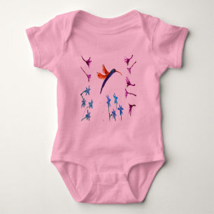 Hummingbird Girly Blommigt T Shirt