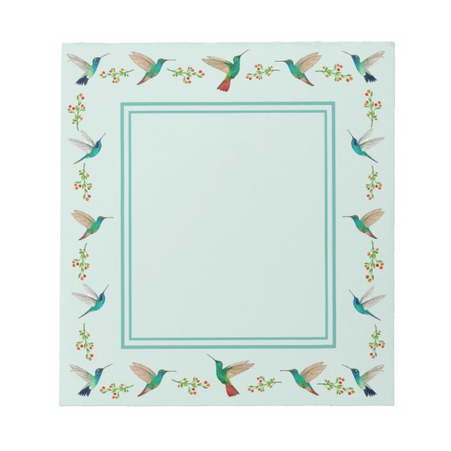 Hummingbird Gräns Anteckningsblock (Framsida)