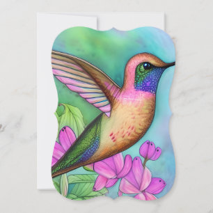 Hummingbird Graphic Anteckningskort