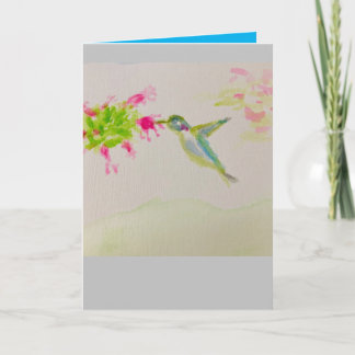Hummingbird: Grattis på födelsedagen 2025! Kort