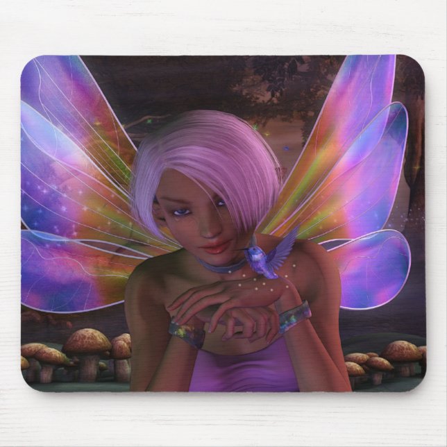 Hummingbird Guardian Fairy Fantasy Art Musmatta (Framsidan)