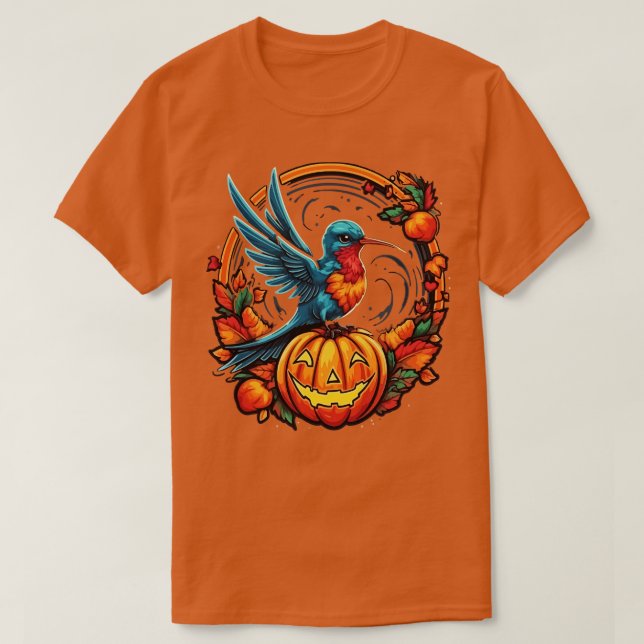 Hummingbird Halloween T Shirt (Design framsida)