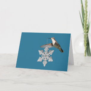 Hummingbird Hälsning Helgkort