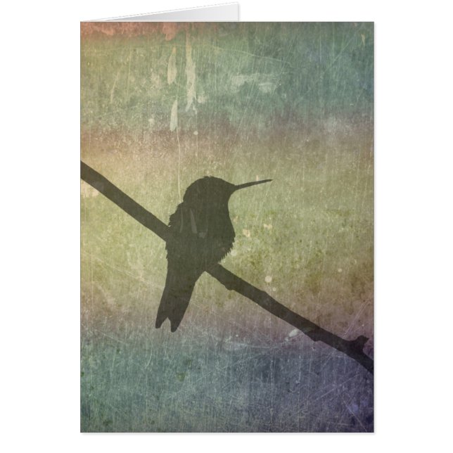 Hummingbird Hälsningskort (Framsidan)