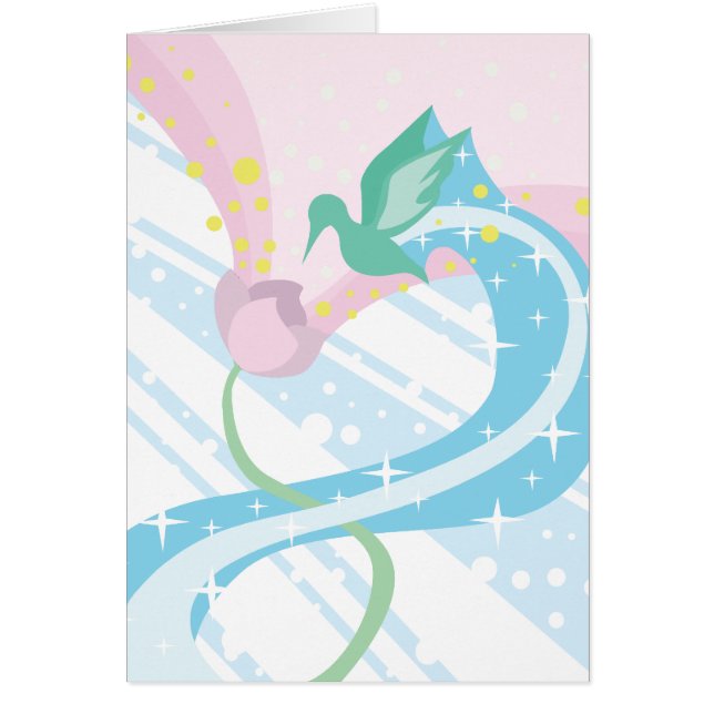 Hummingbird Hälsningskort (Framsidan)