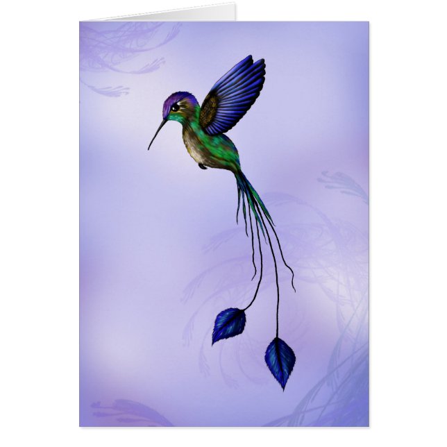 Hummingbird Hälsningskort (Framsidan)