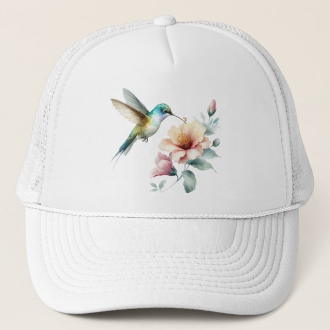 Hummingbird Harmony with Elegant Hibiscus Keps (Framsida)