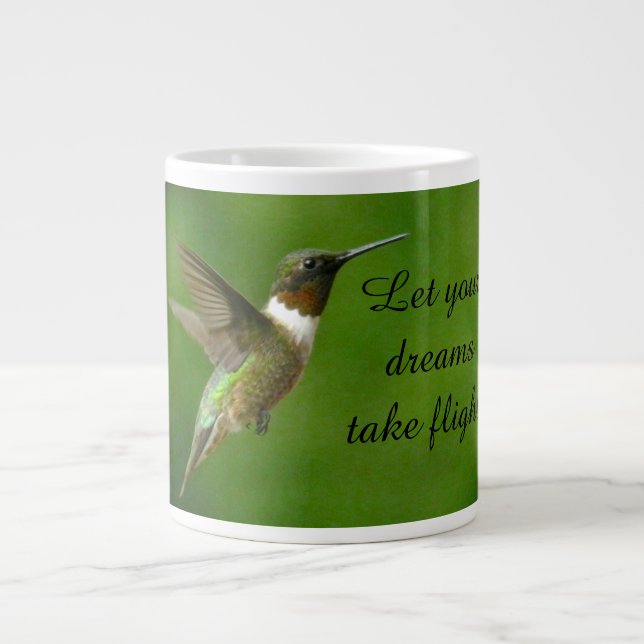 Hummingbird Haven Dreams Jumbo Mugg (Framsidan)
