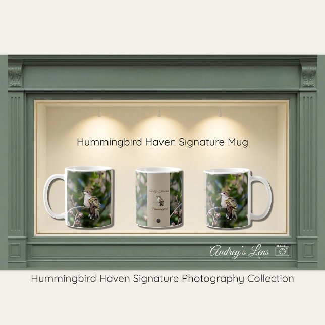 Hummingbird Haven Nature Mug Gift Kaffemugg (Skapare uppladdad)