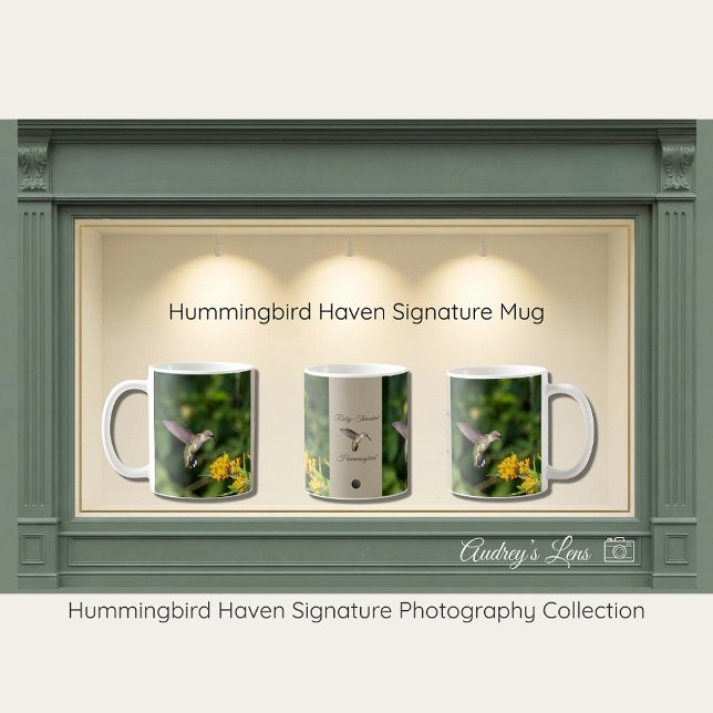 Hummingbird Haven Naturmugg-gåva Kaffemugg (Skapare uppladdad)