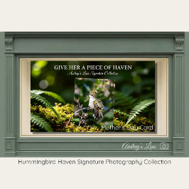 Hummingbird Haven Signature Mother's Day Card Kort