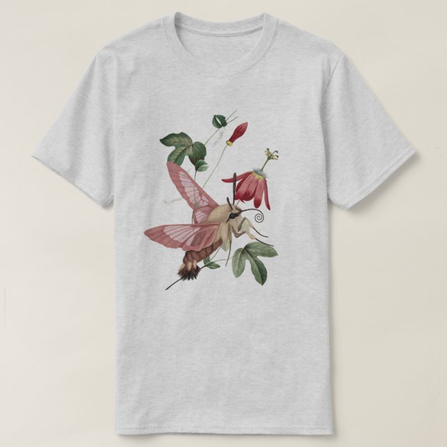 Hummingbird Hawk Moth T Shirt (Design framsida)