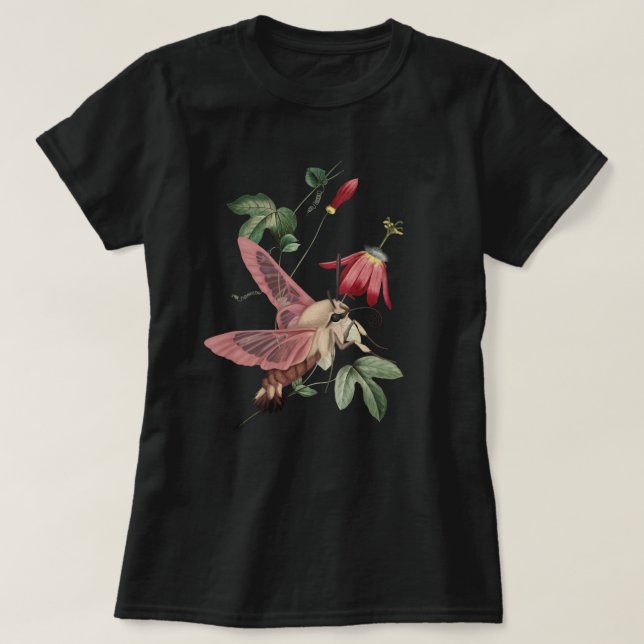 Hummingbird Hawk Moth T Shirt (Design framsida)