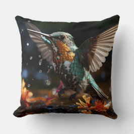 Hummingbird himmel kudde