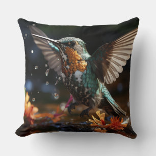 Hummingbird himmel kudde