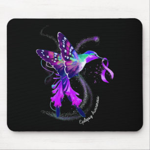 Hummingbird Holding Lila Ribbon Epilepsy Awarene Musmatta