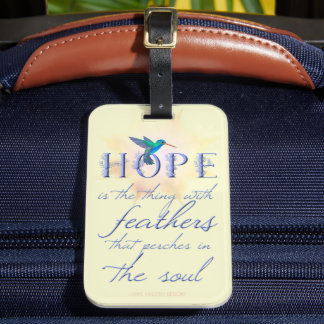 Hummingbird Hope - Bagagetaggen Bagagebricka