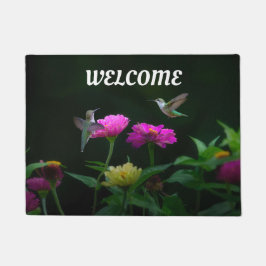 Hummingbird i Garden Door Mat