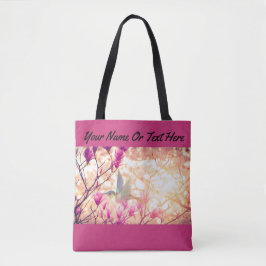 Hummingbird i Garden Tote Bag Tygkasse