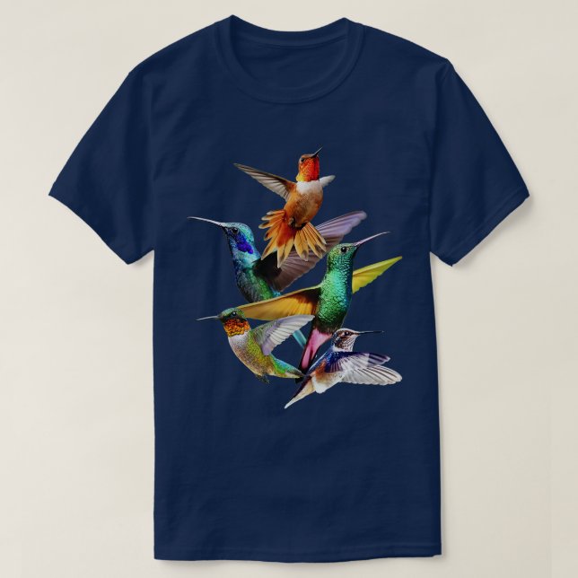 Hummingbird i Hummingbird Gift I Kärlek Humm T Shirt (Design framsida)