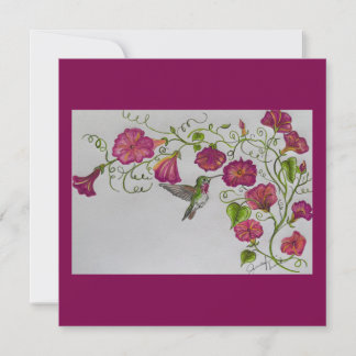 Hummingbird i inbjudan till Rosa