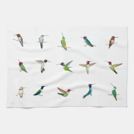 Hummingbird i Kalifornien Kökshandduk